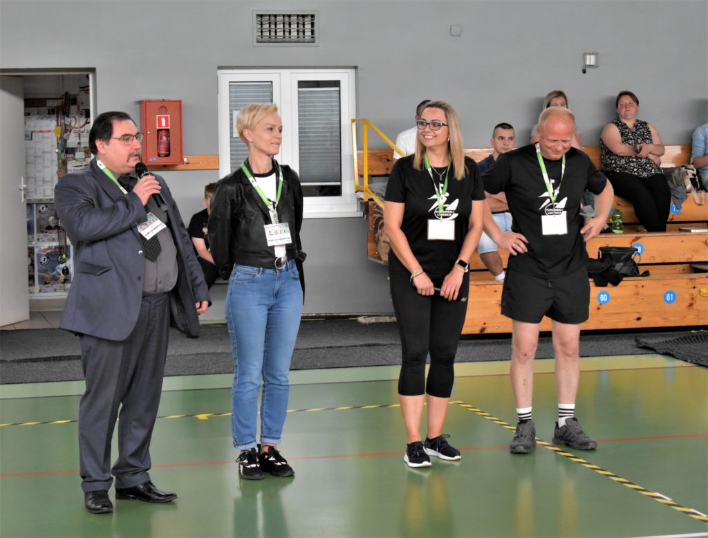 Dyrektor PSP Borów Wielki, p. Jolanta Kabzińska  i organiozatorzy 