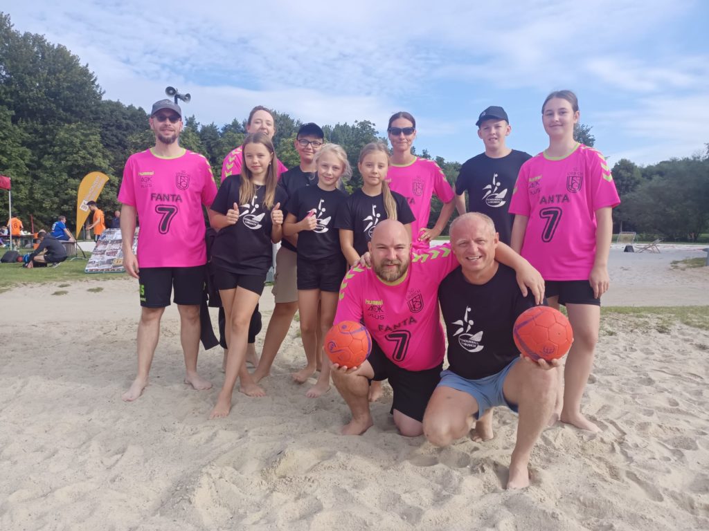 drużyny Beach Tchoukball Sandsation CUP 2023