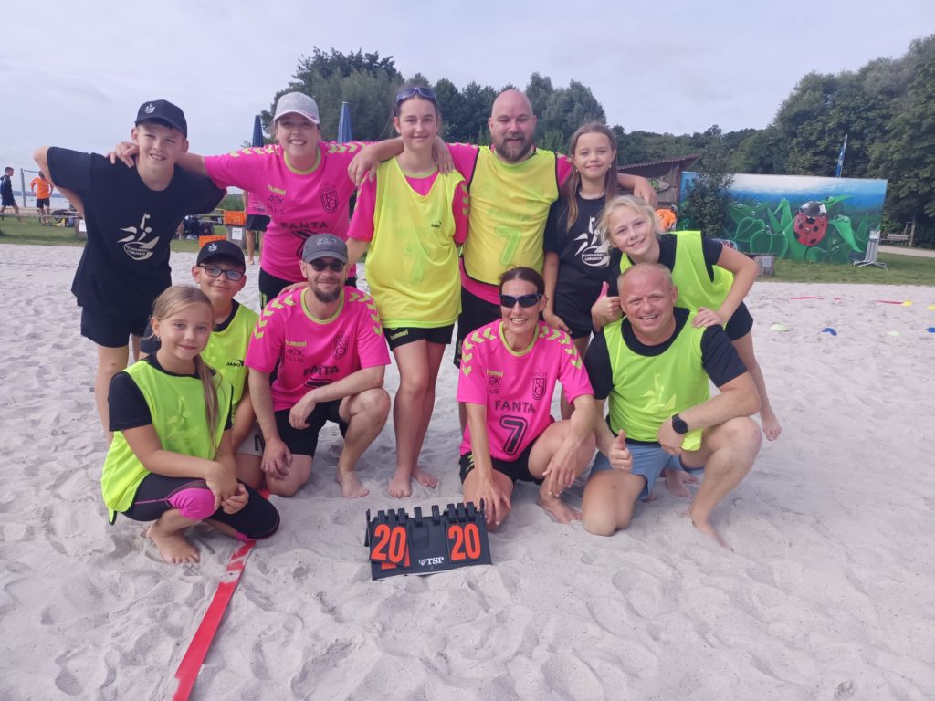 drużyny Beach Tchoukball Sandsation CUP 2023