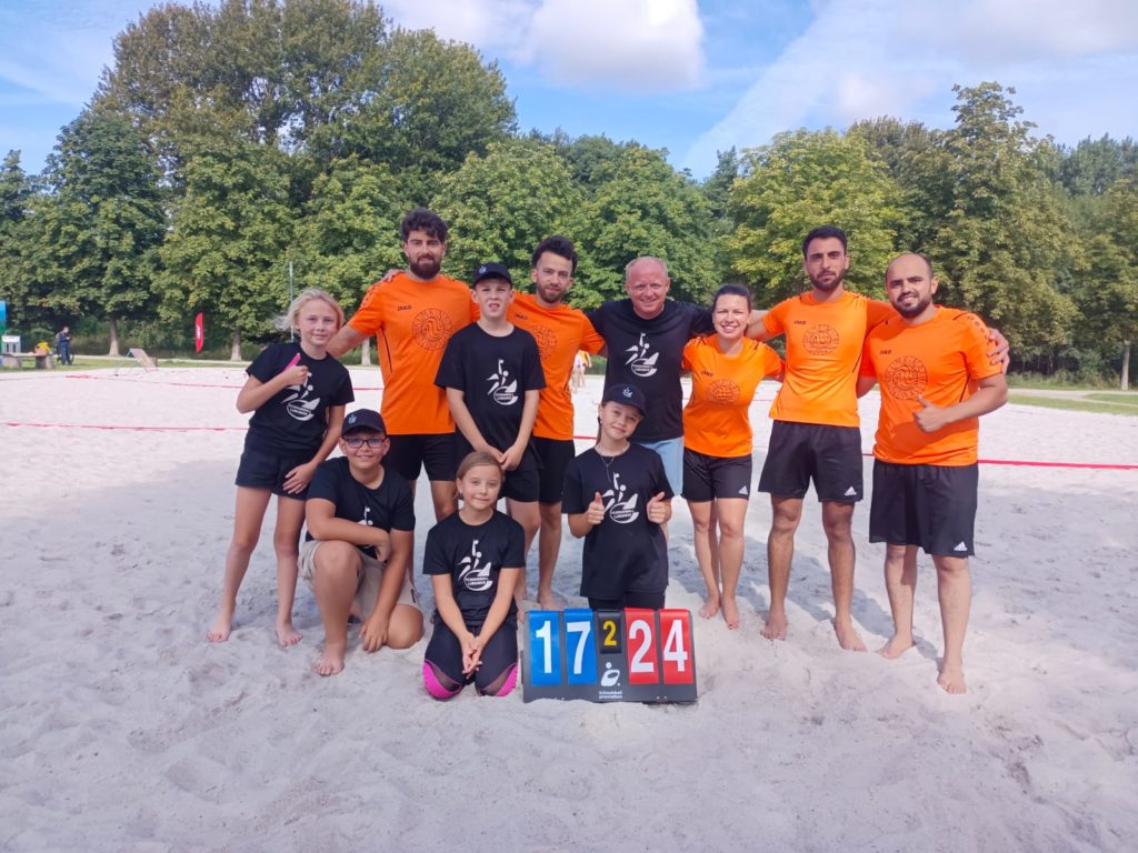 drużyny Beach Tchoukball Sandsation CUP 2023