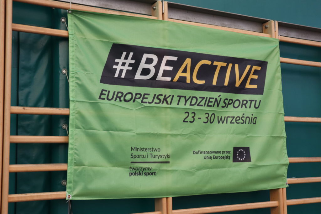 baner informacyjny #BEACTIVE 
Europejski Tydzień Sportu 