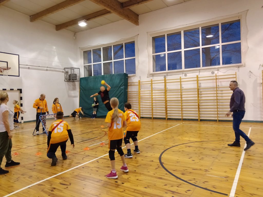 trening tchoukball w Niedoradzu 