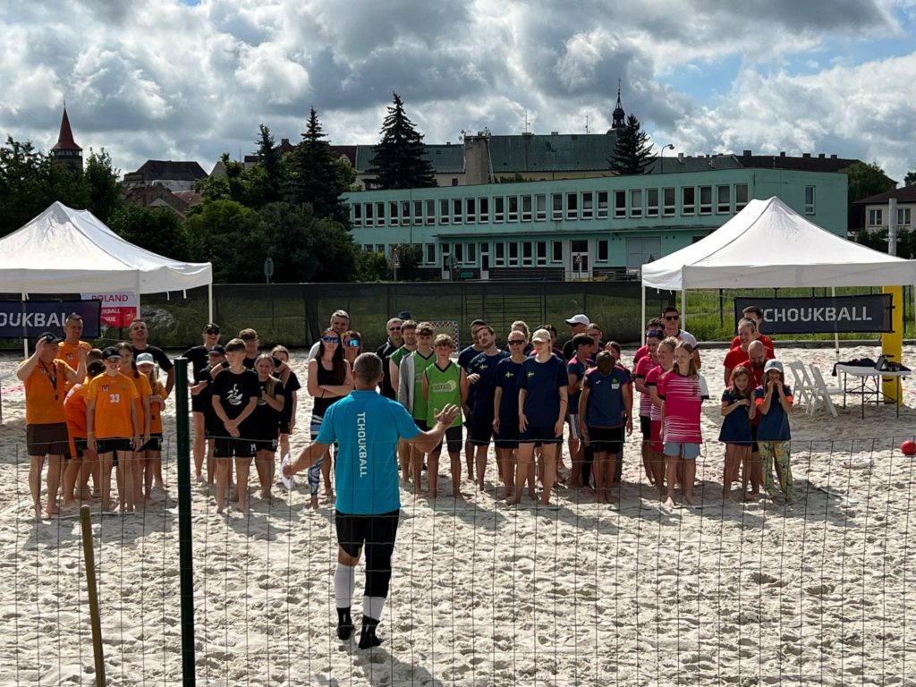 Stowarzyszenie Tchoukball Lubuskie na turnieju Czech Beach Open 