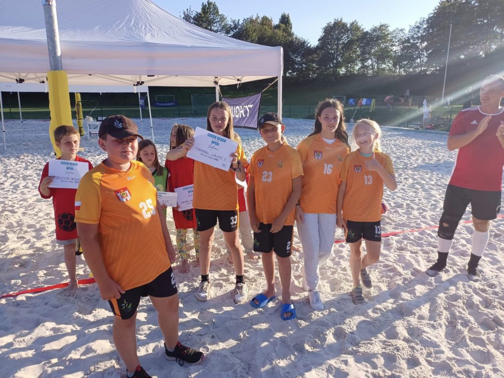 Stowarzyszenie Tchoukball Lubuskie na turnieju Czech Beach Open 