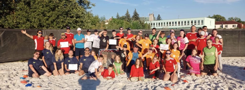 Stowarzyszenie Tchoukball Lubuskie na turnieju Czech Beach Open 