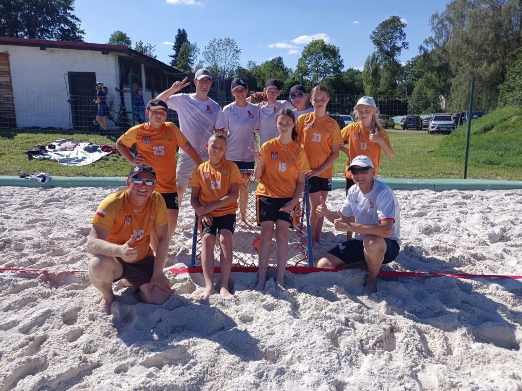 Stowarzyszenie Tchoukball Lubuskie na turnieju Czech Beach Open 