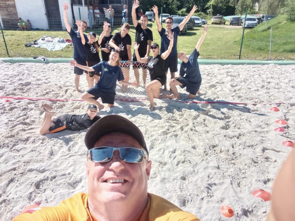 Stowarzyszenie Tchoukball Lubuskie na turnieju Czech Beach Open 