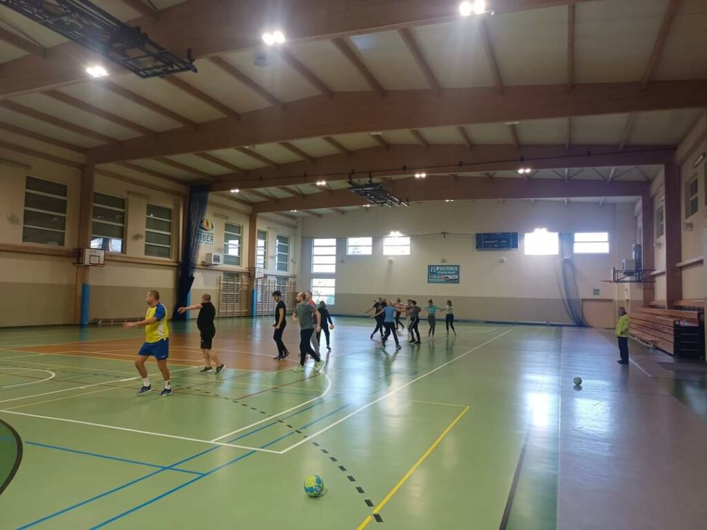 rozgrzewka tchoukball 