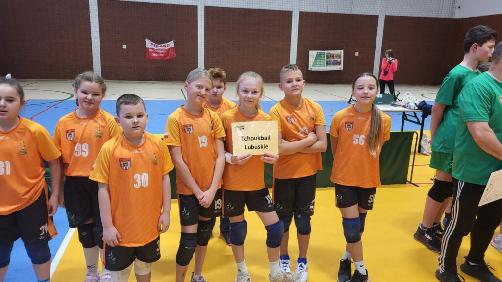 zespoł M12 ze Stowarzyszenia Tchoukball Lubuskie 